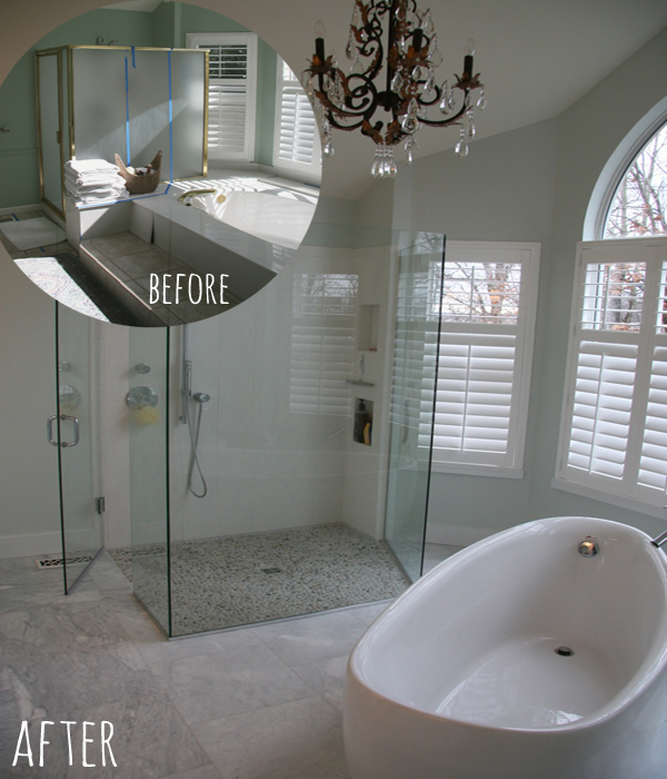 Master Bathroom Renovation Before & After Master Bathroom Renovation Before & After