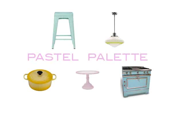 Pastels for Kitchen or Bath