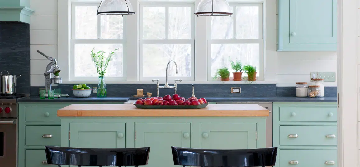 Colorful Country Kitchen Image via Rafe Churchill