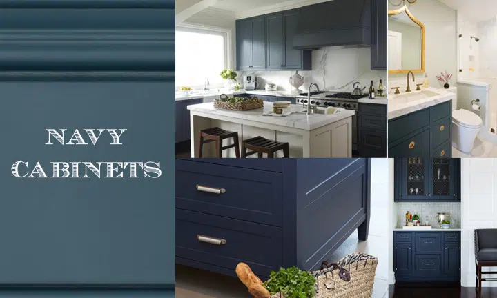 Navy Blue Cabinets