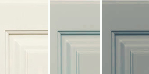 Shiloh Painted Cabinets Image via Shiloh Cabinetry