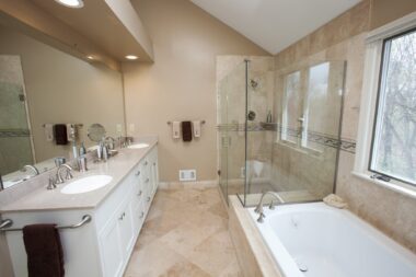 Traditional style with the tiling on the walls