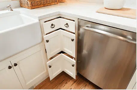 This  removable drawer maximized my kitchen storage space