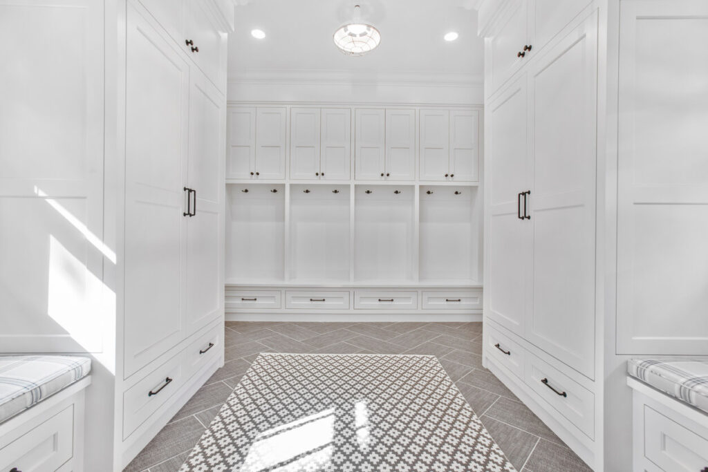 All white space with clean trim and detail